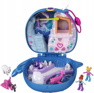 POLLY POCKET- Polly Pocket Freezin Fun Narwhal Compact