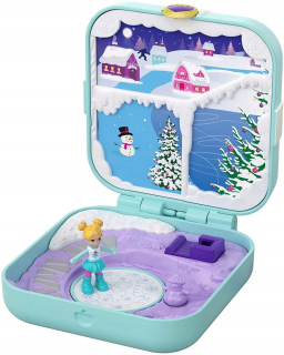 POLLY POCKET- Polly Pocket GDL85 skryté poklady Zimné Casket