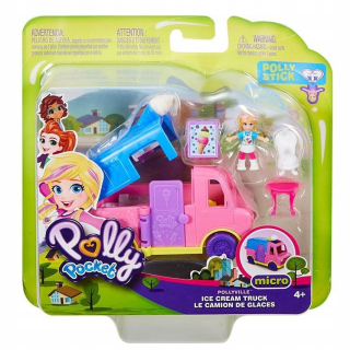 POLLY POCKET- Polly vrecko. GGC40 sada obrázkov, zmrzlinový salón ...