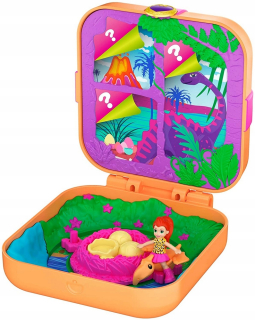 POLLY POCKET- Polly Pocket GKV10 skryté Dino Expedičné poklady