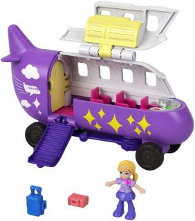POLLY POCKET- Polly Pocket Pollyville Airplane