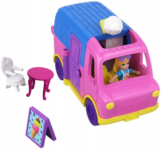 POLLY POCKET- Polly vreckové figúrky Obrázok pre zmrzlinové auto