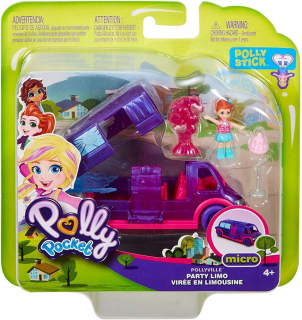 POLLY POCKET- Polly vreckové figúrky Pollyville Limousine GGC41