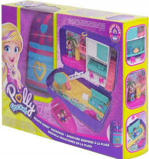 POLLY POCKET- Polly vrecko na dovolenku na plážovej bábike