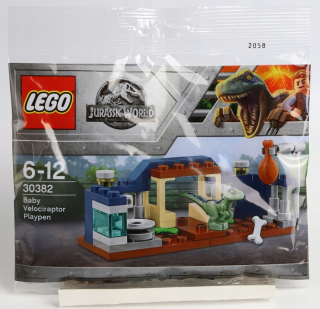 Jurský svet - Polybag 30382 Baby Velociraptor PlayPen