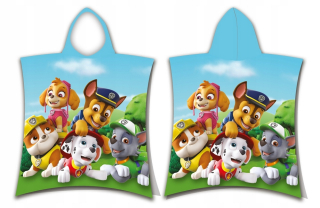 PAW Patrol - Poncho kúpanie, uterák PSI PATROL 50x115cm