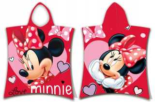 Minnie Mouse - Poncho pre deti 50x115 Mouse Minning Mini Miki