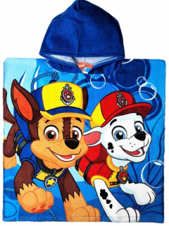 PAW Patrol - Kúpele s kapucňou PSI PATROL uterákom