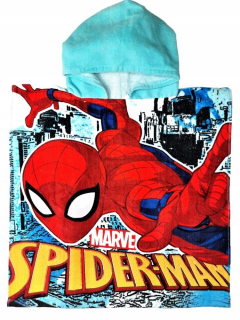 SPIDERMAN - Poncho s kapucňou spiderman uterák
