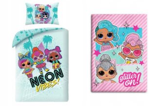 Bábiky LOL - Linen 100x135 + deka 100x140 lol prekvapenie bábika