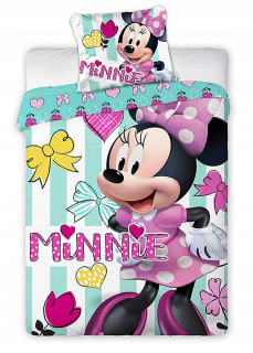 Minnie Mouse - Linen 100x135 pre lôžko 1309 Mouse Minnie