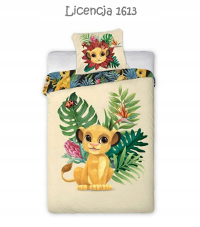 Posteľné obliečky 100 × 135 do postieľky 1613 Lev kráľ Simba