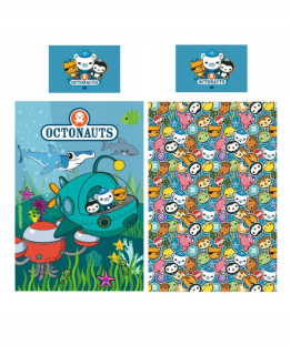OKTONAUCI - Posteľná bielizeň 140 cm x 200 cm oktonauci, oktonauts