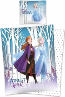Elsa Frozen - Linen 140x200 Disney mrazené krajiny Ice II
