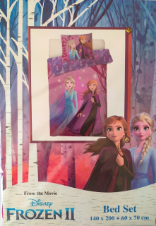 Elsa Frozen - Linen 140x200 mrazené krajiny Ice Anna Elsa Bajka