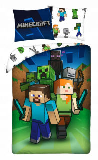 MINECRAFT  - Linen 140x200 Minecraft