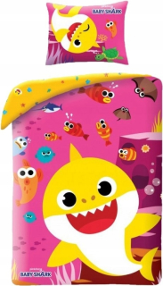 Posteľná bielizeň 140 × 200 Pinfong Shark Baby Shark