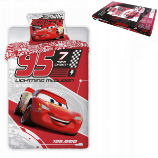 McQueen - Linen 140x200 áut Cars Zygzak McQueen