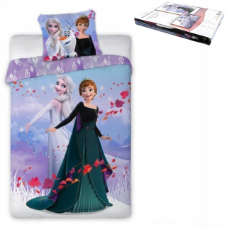 Elsa Frozen - Posteľná bielizeň 140x200 Mrazené krajiny Ice Elsa