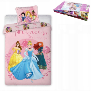 Posteľná bielizeň 140x200 Detská princezná Disney
