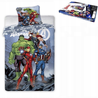 HULK - Linen 140x200 mládežnícke Avengers Kapitán Hulk