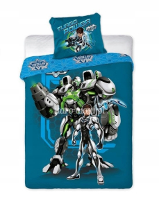 Max Steel - Posteľná bielizeň 160x200 F Max Steel 6635 6635 Robot Sky