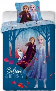 Elsa Frozen - Linen 160x200 Pozemok ľadu Mrazené II