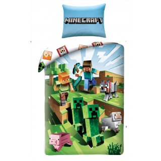 MINECRAFT - Lôžko 160x200 Minecraft bavlna