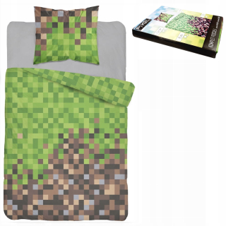 MINECRAFT  - Posteľná bielizeň 160x200 Gaming Gaming Pixele