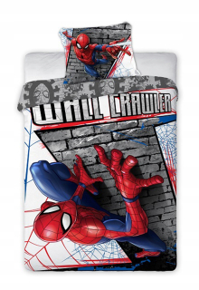 SPIDERMAN - Posteľné bavlnené bavlnené deti Spider Man 160x200 2cz