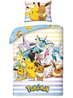 Pokémoni - Bavlnené posteľná bielizeň Pokemon Pikachu 140x200
