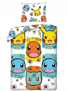 Pokémoni - Bavlna Linen Pokemon Pikachu Pikacz 140x200