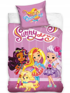 Bábika Sunny Day - Bavlna Linen Sunny Day Doll Pink 140x200
