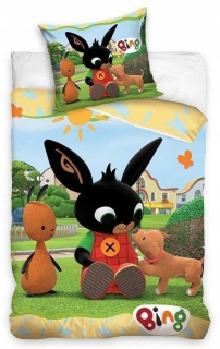 BING A PRIATELIA - Posteľná bielizeň Bing Rabbit Flop 160x200