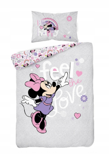 Minnie Mouse - Detská posteľná bielizeň 100x135 No. 1577 Mouse Minnie