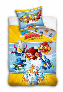 SUPER ZINGS - Detská posteľná bielizeň 140x200 č. 1536 Super Zings