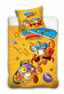 SUPER ZINGS - Detská posteľná bielizeň 140x200 č. 1537 Super Zings