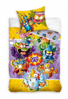 SUPER ZINGS - Detská posteľná bielizeň 140x200 č. 1556 Super Zings