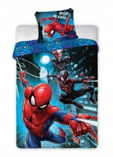SPIDERMAN - Detská posteľná bielizeň Bavlník Spider Man 140x200 2cz