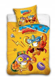 SUPER ZINGS - Detská posteľná bielizeň bavlna Super Zings 140x200 2cz