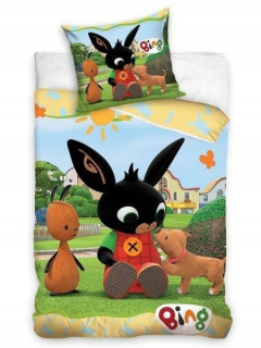 BING A PRIATELIA - Detská posteľná bielizeň Bing Rabbit. 140x200