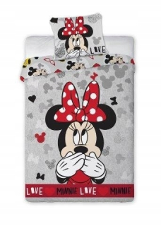 Minnie Mouse - Detská posteľná bielizeň myš myš 140x200 2cz