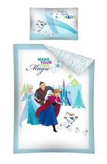 Elsa Frozen - Detská posteľná bielizeň pre posteľ Frozen 100x135 2cz
