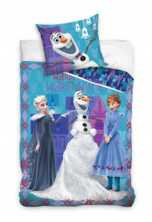 Elsa Frozen - Mrazené posteľná bielizeň - Land of ICE 160x200