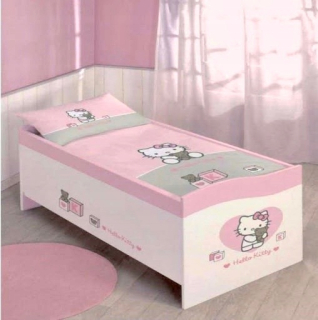 HELLO KITTY Ahoj Kitty Teddy Posteľná bielizeň 100% obojstranná bavlna