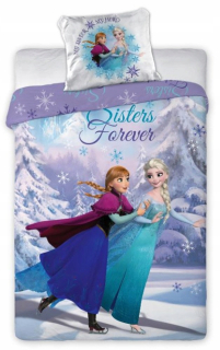 Elsa Frozen - Linová krajina ľadu 160x200 100% bavlna 078 160x2