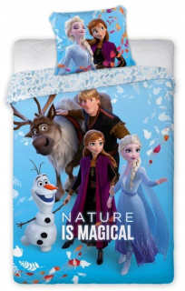 Elsa Frozen - Linová krajina ľadu 2 140x200 100% bavlna Sven