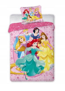Disney Princezná posteľná bielizeň 140x200 bavlna