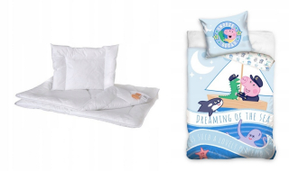 Pepa Pig - Posteľná bielizeň NUTRYN ALTHOVACIA 100X135 PAG PEPPA