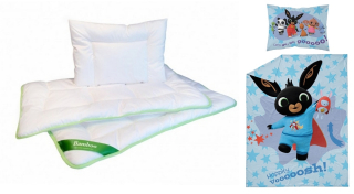 BING A PRIATELIA - Posteľná bielizeň + Bamboo Quilt 100 × 135 Bing Bunny